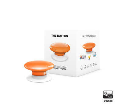Czujnik inteligentny Fibaro The Button pomarańczowy Bezprzewodowy kontroler scen